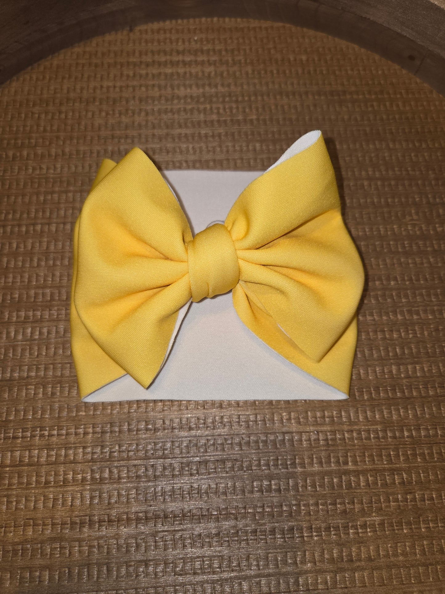 Yellow Headwrap Bow