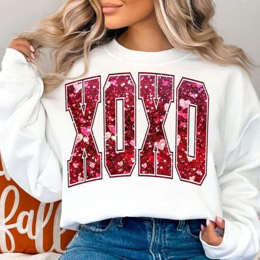 XOXO Faux Glitter