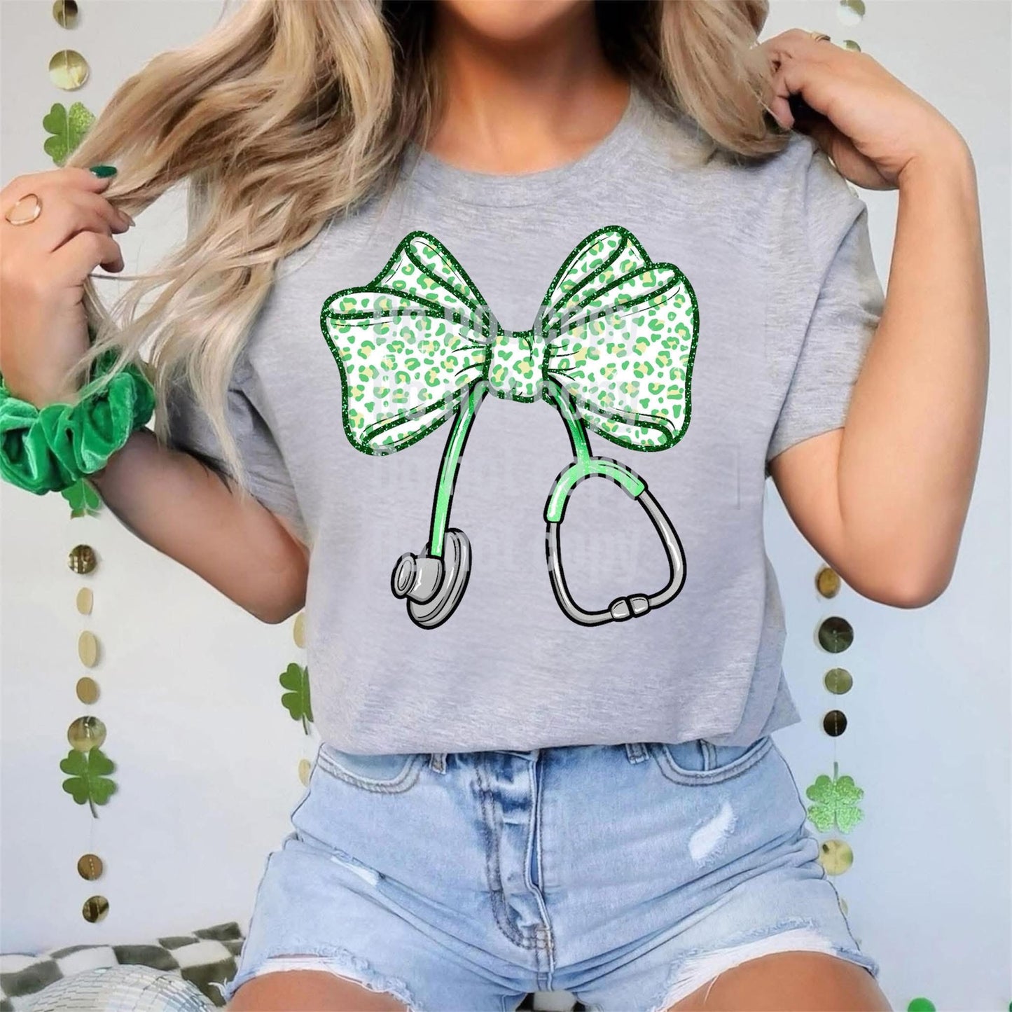 Green Bow Stethoscope (Adult)