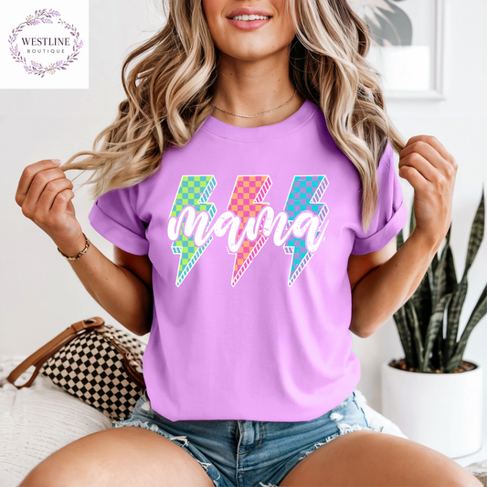 Checkered Lightening Mama