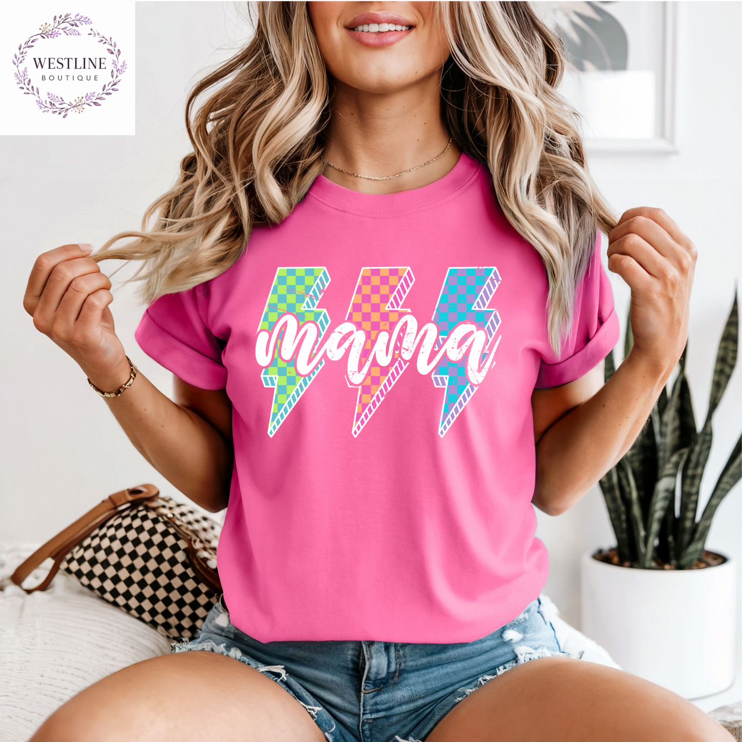 Checkered Lightening Mama