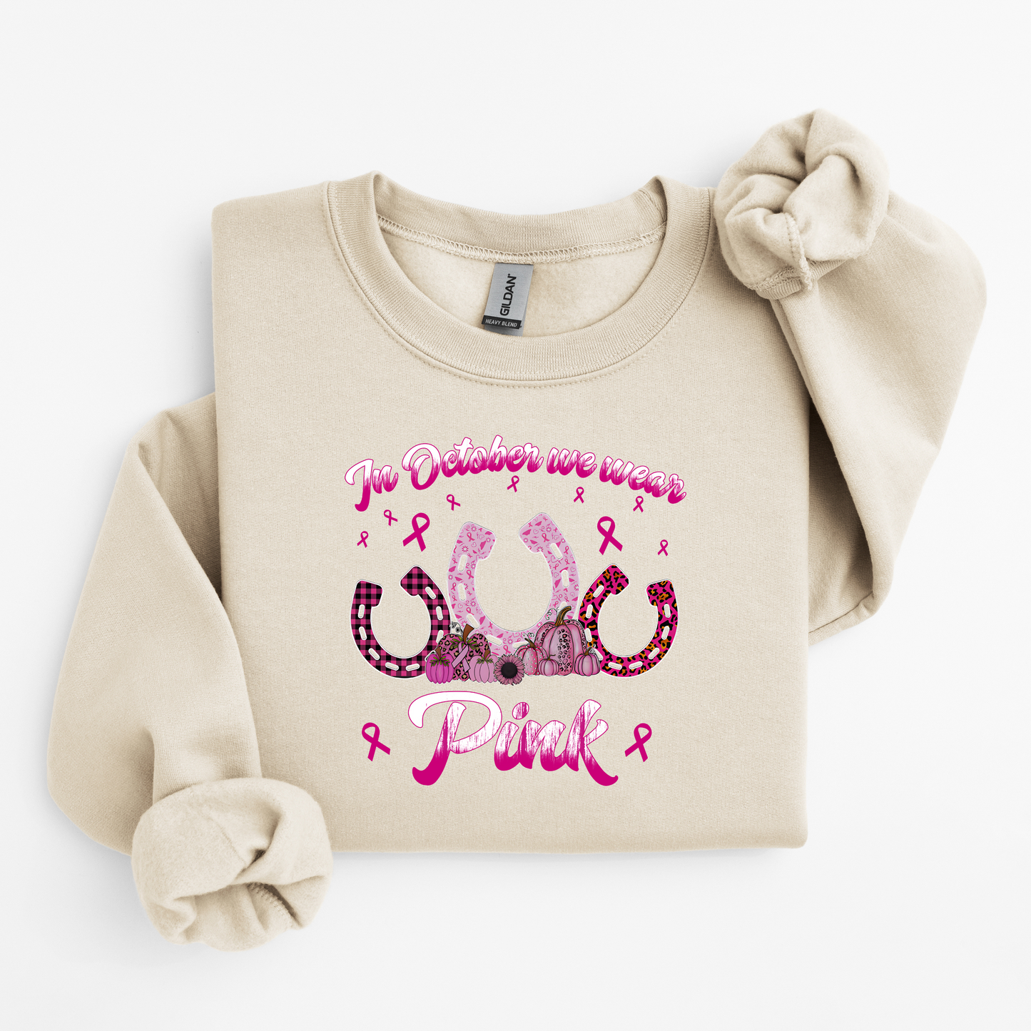 In October We Wear Pink Horse Shoes