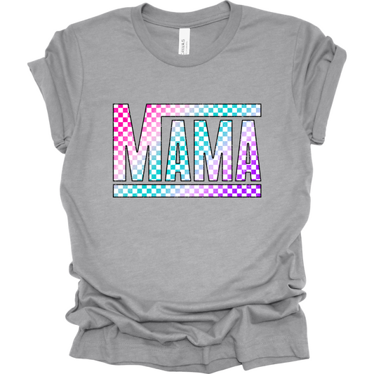 Multicolored Checkered Mama