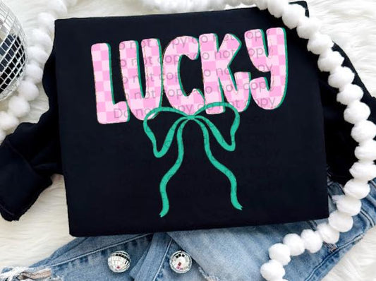 Lucky Pink Checkered (Adult)
