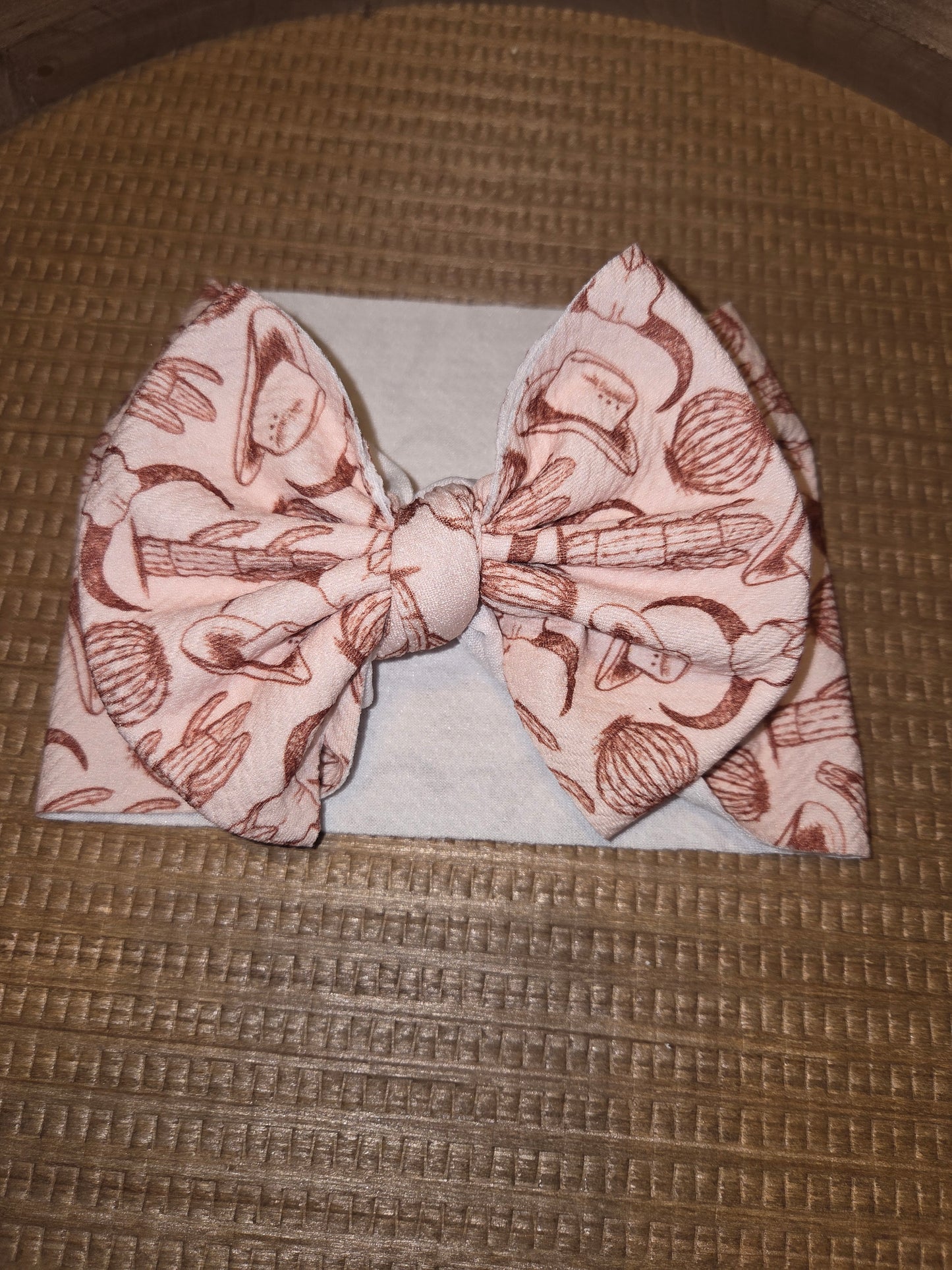 Cowboy Headwrap Bow