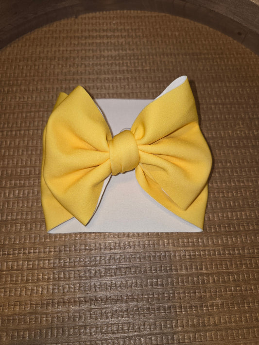 Yellow Headwrap Bow
