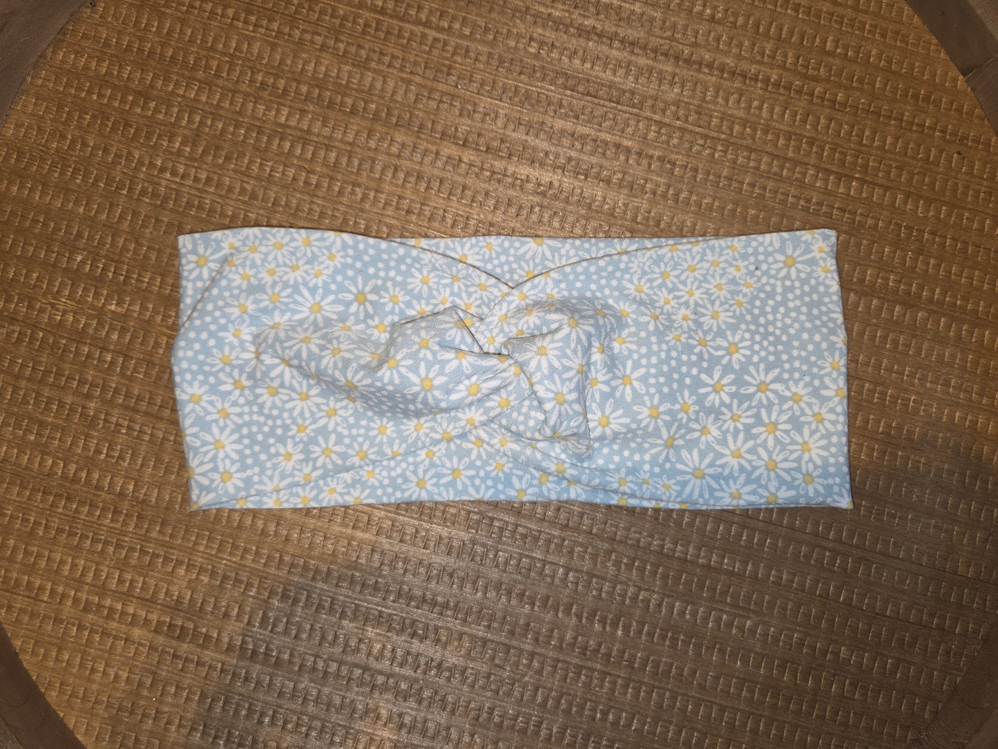 Light Blue Daisy Headband