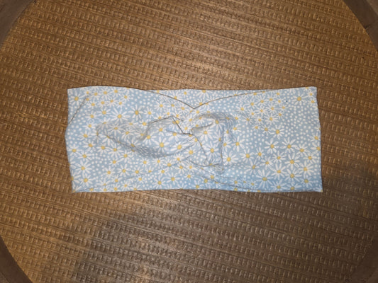 Light Blue Daisy Headband
