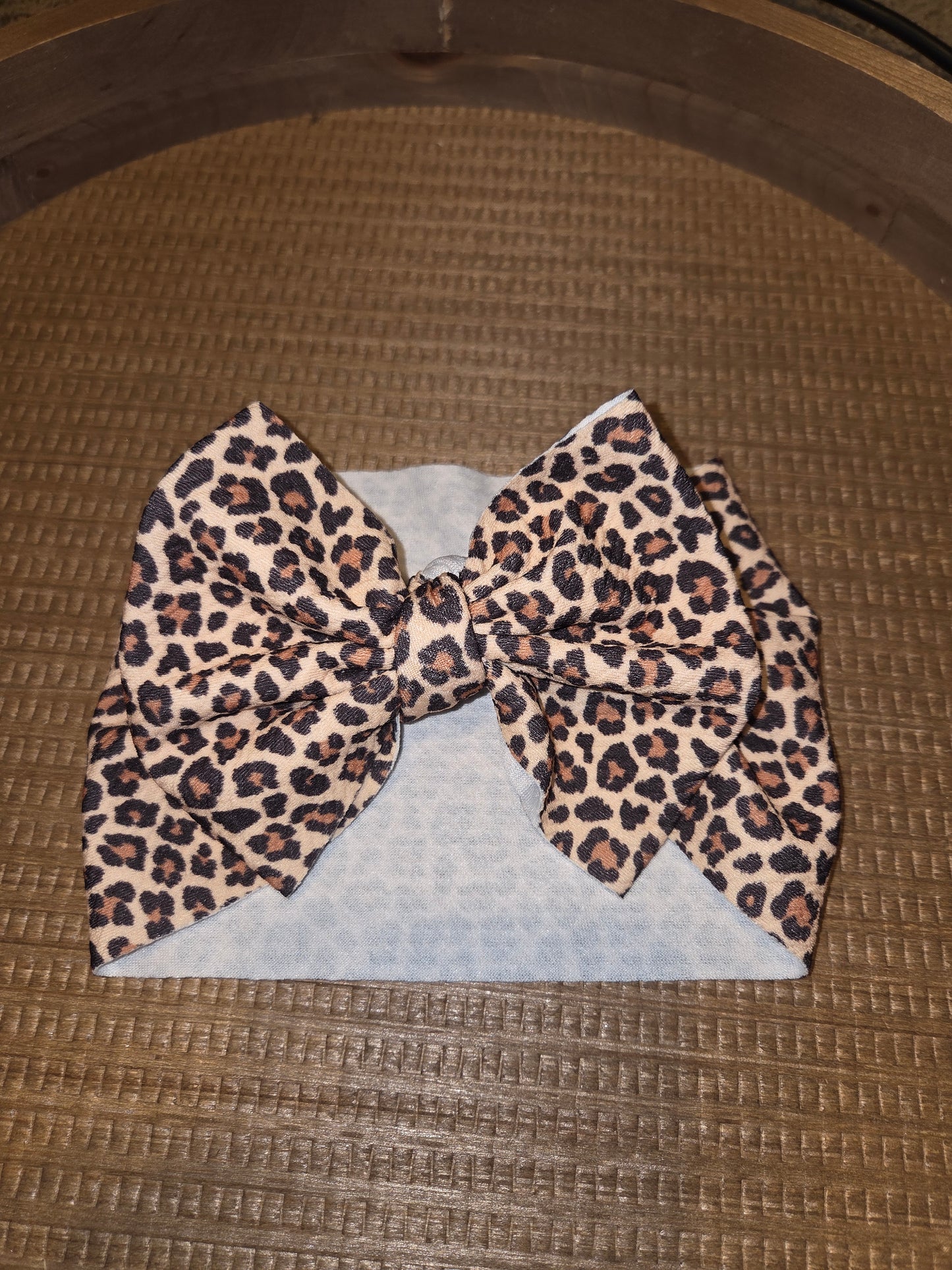 Cheetah Headwrap Bow