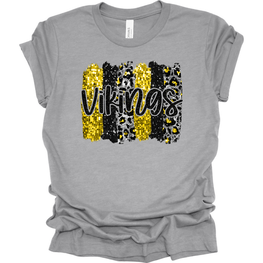 Vikings Glitter Stripped
